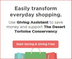 Giving Assistant — Easily transform everyday shopping to support The Desert Tortoise Conservancy